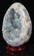 Gorgeous Celestine (Celestite) Geode Egg - Madagascar #38830-2